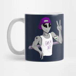 Aromantic Ace Alien Mug